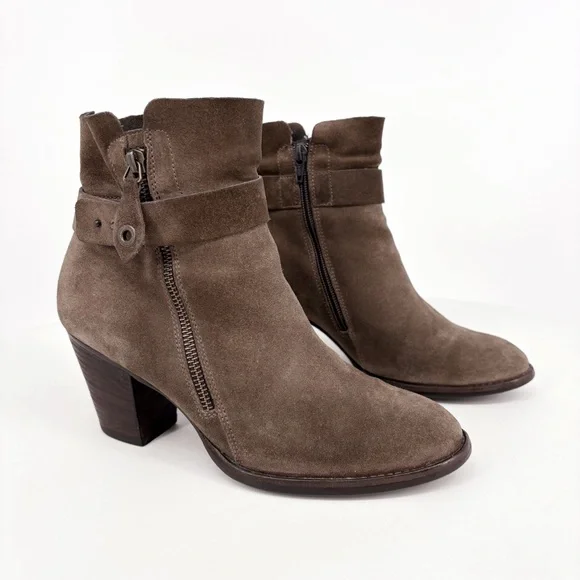 PAUL GREEN Sheridan Brown Nubuck Suede Ankle Boots 8 - Picture 2 of 15